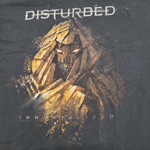 Disturbed Immortalized Shirt Medium 19x26 Black The-Guy 2016 - Picture 6 of 13